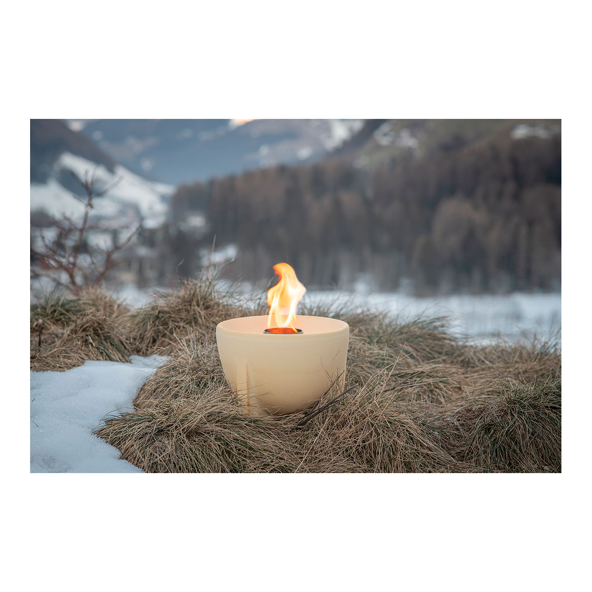 Schmelzfeuer (Outdoor) mit Deckel