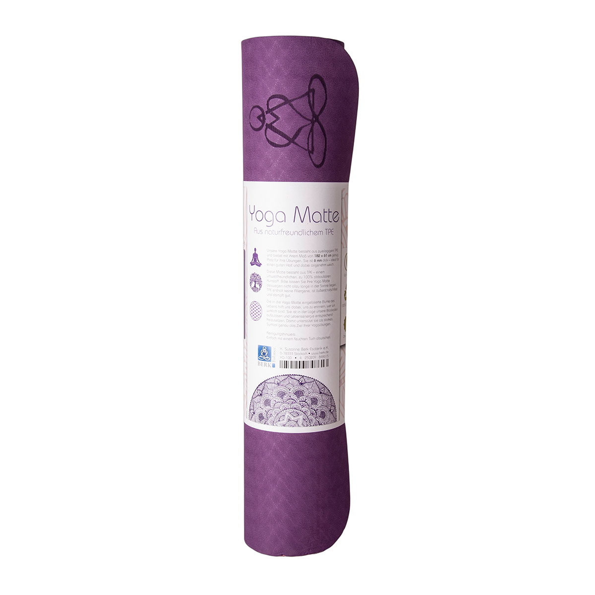 Yogamatte Blume des Lebens