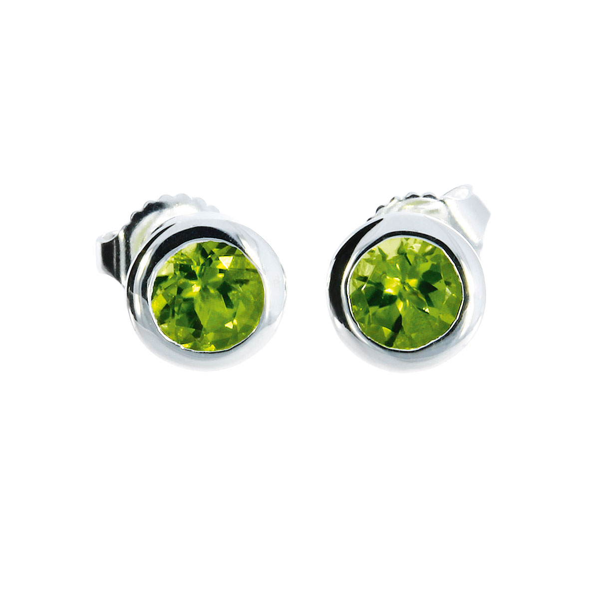 Ohrstecker Silber Peridot