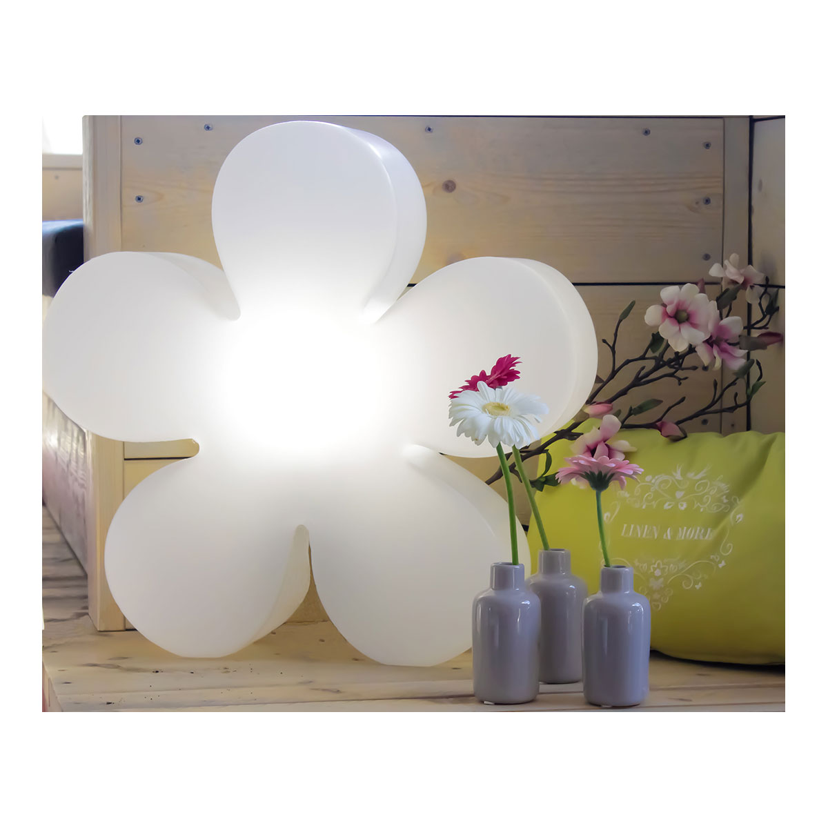 Leuchtende Blume Solar 40cm 