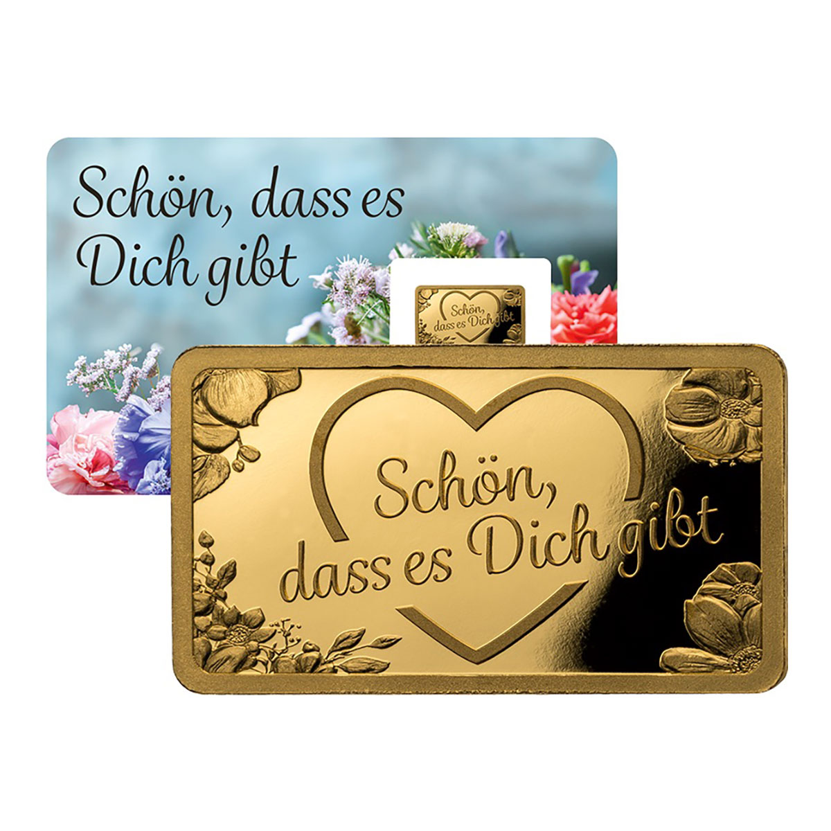 Goldbarren Schön, dass es dich gibt