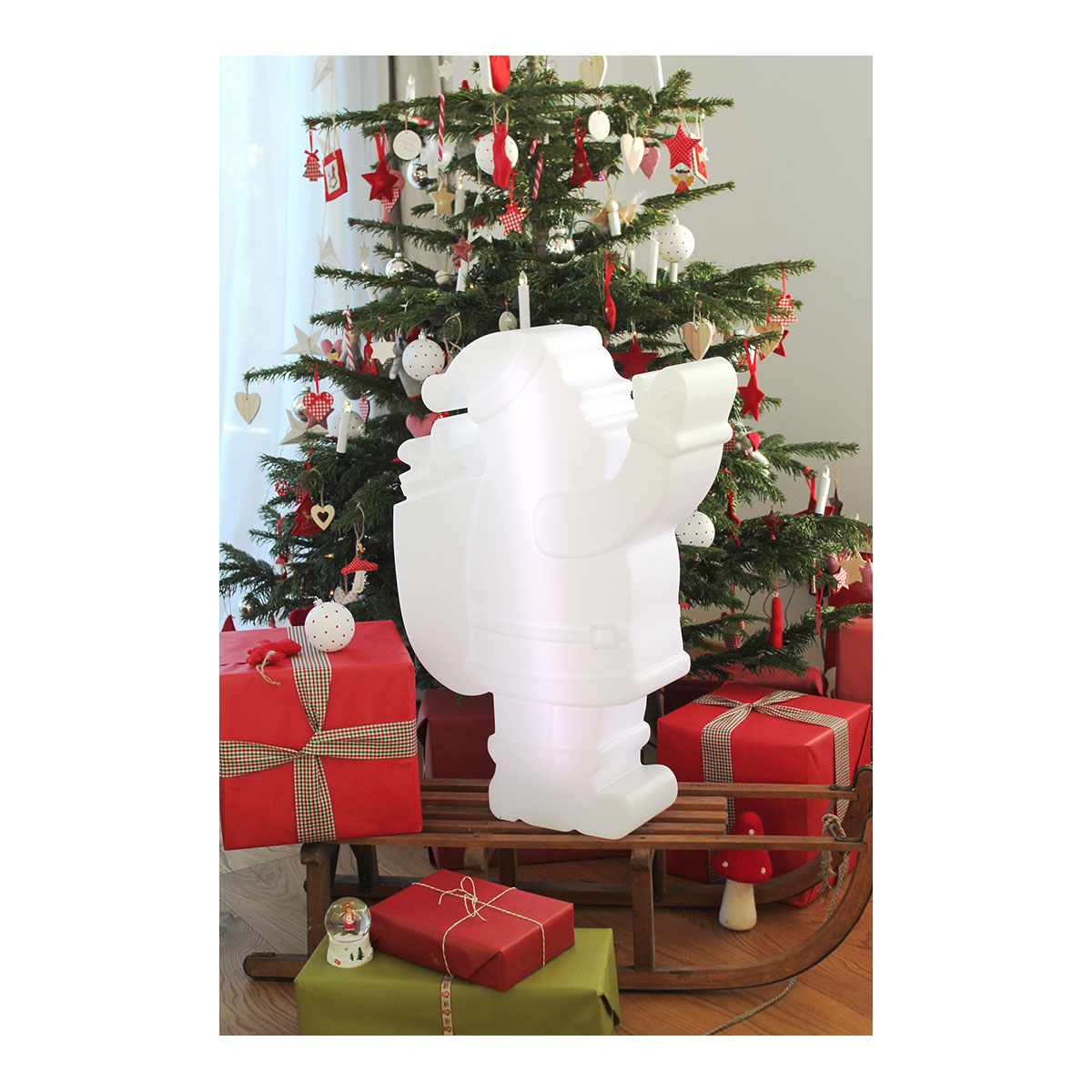 Dekoleuchte Shining Santa 78cm - RGB