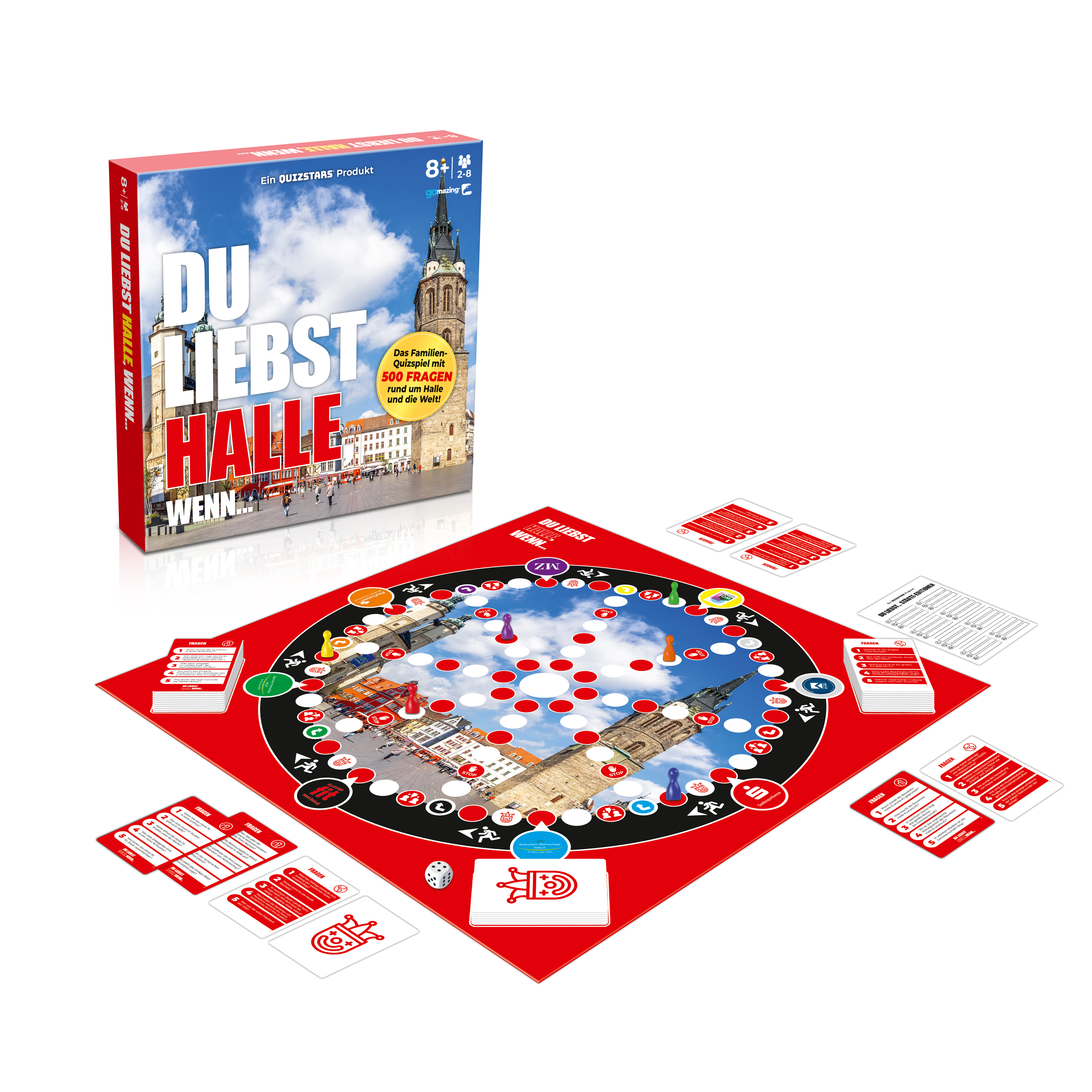 Du liebst Halle - Brettspiel