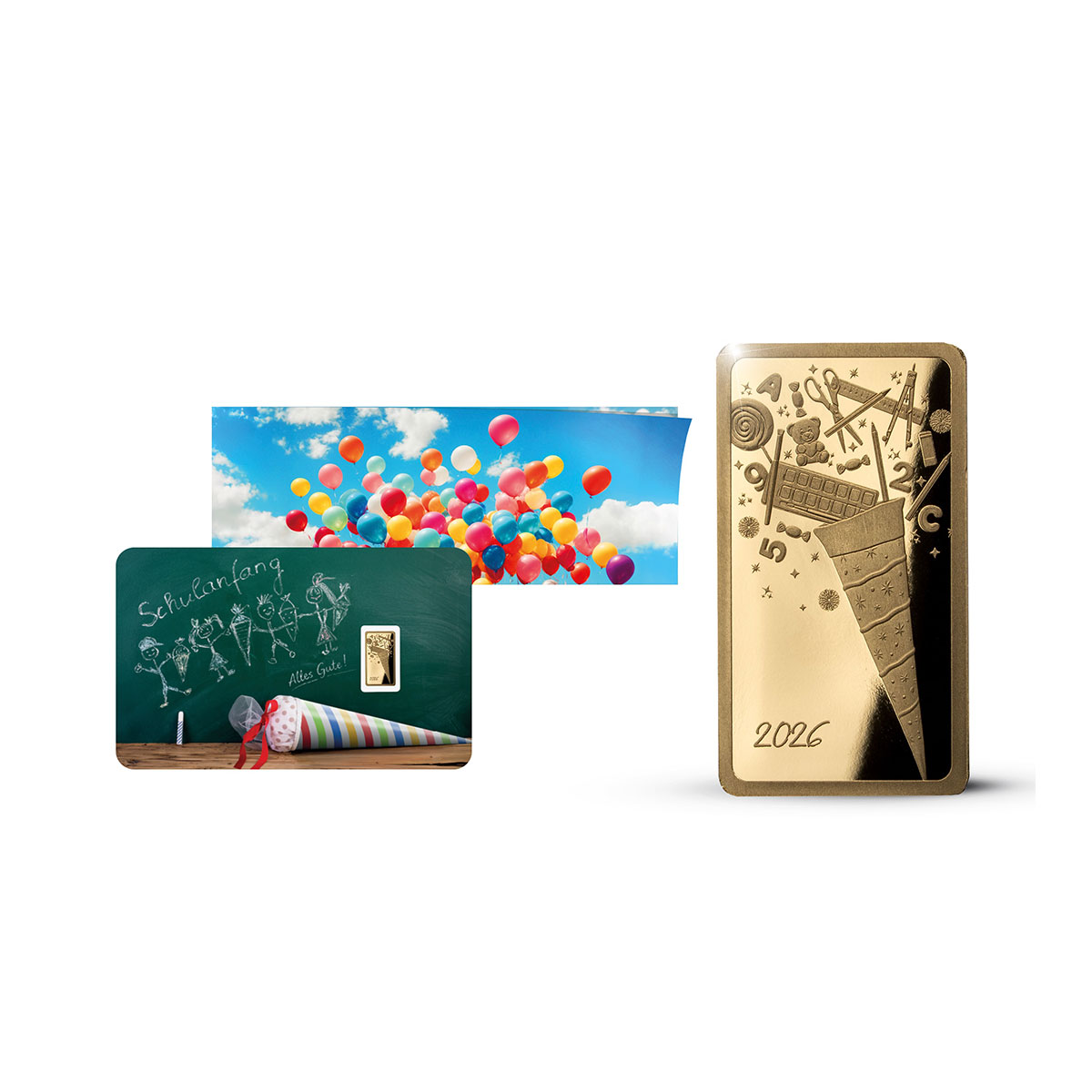 Goldbarren Schultüte