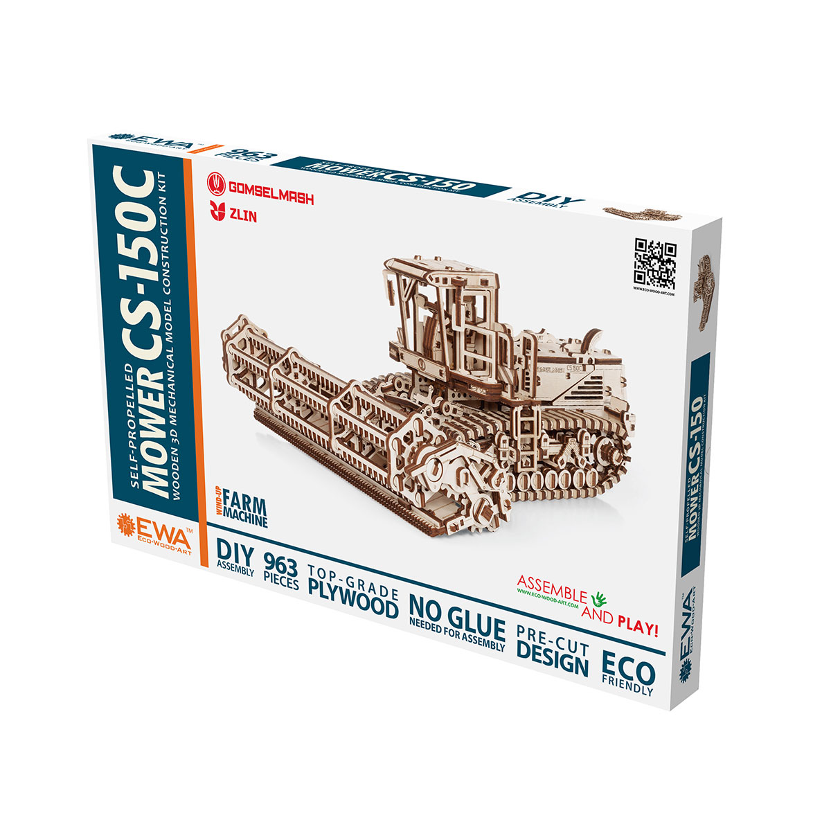 3D-Holzpuzzle, Mähdrescher 3D-Holzpuzzle, Mähdrescher