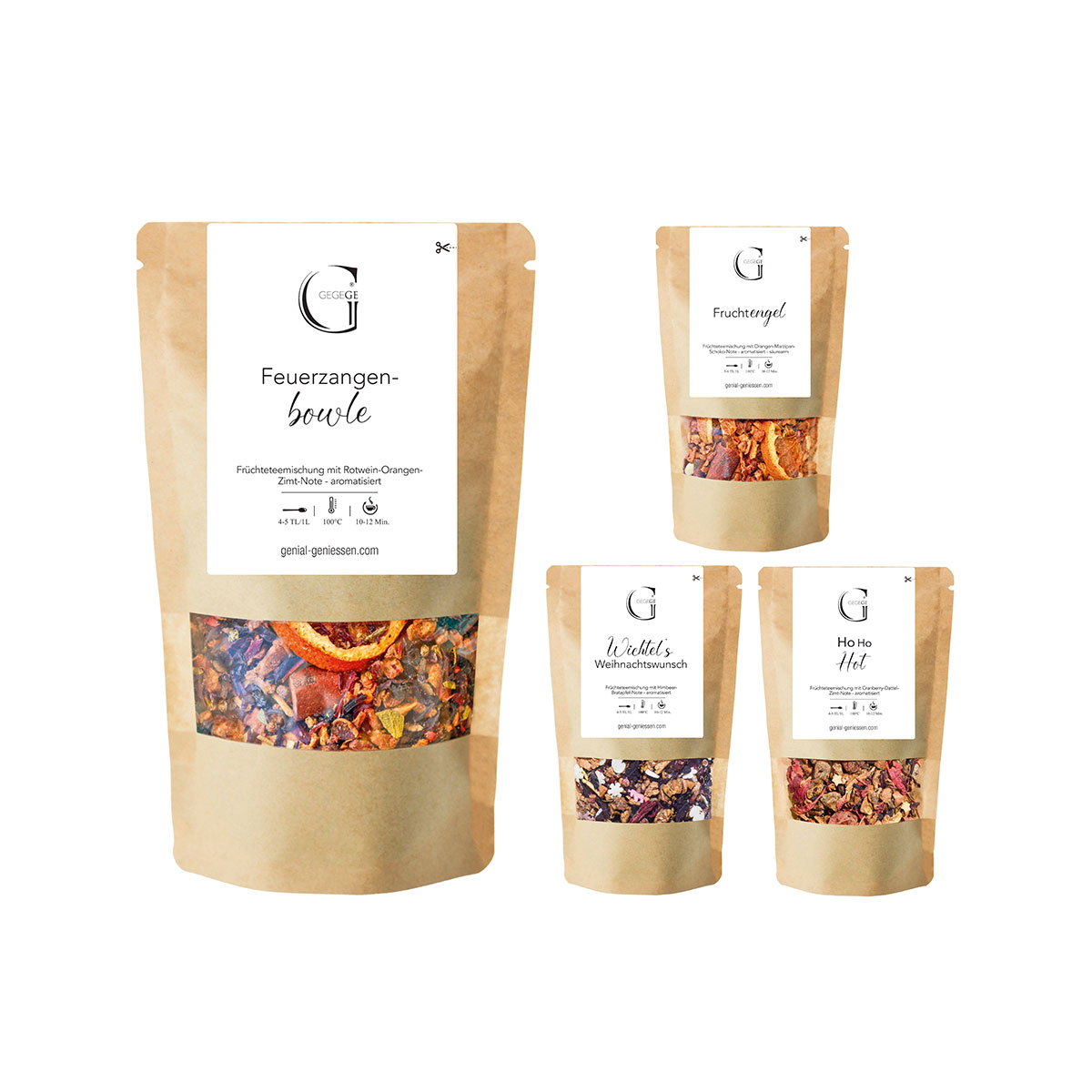 „Weihnachtliche Aromareise“ Tee-Set
