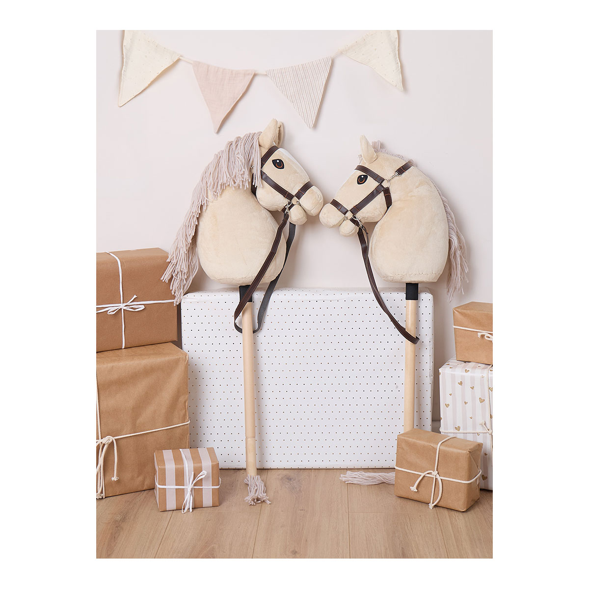 Steckenpferd - beige Grösse S
