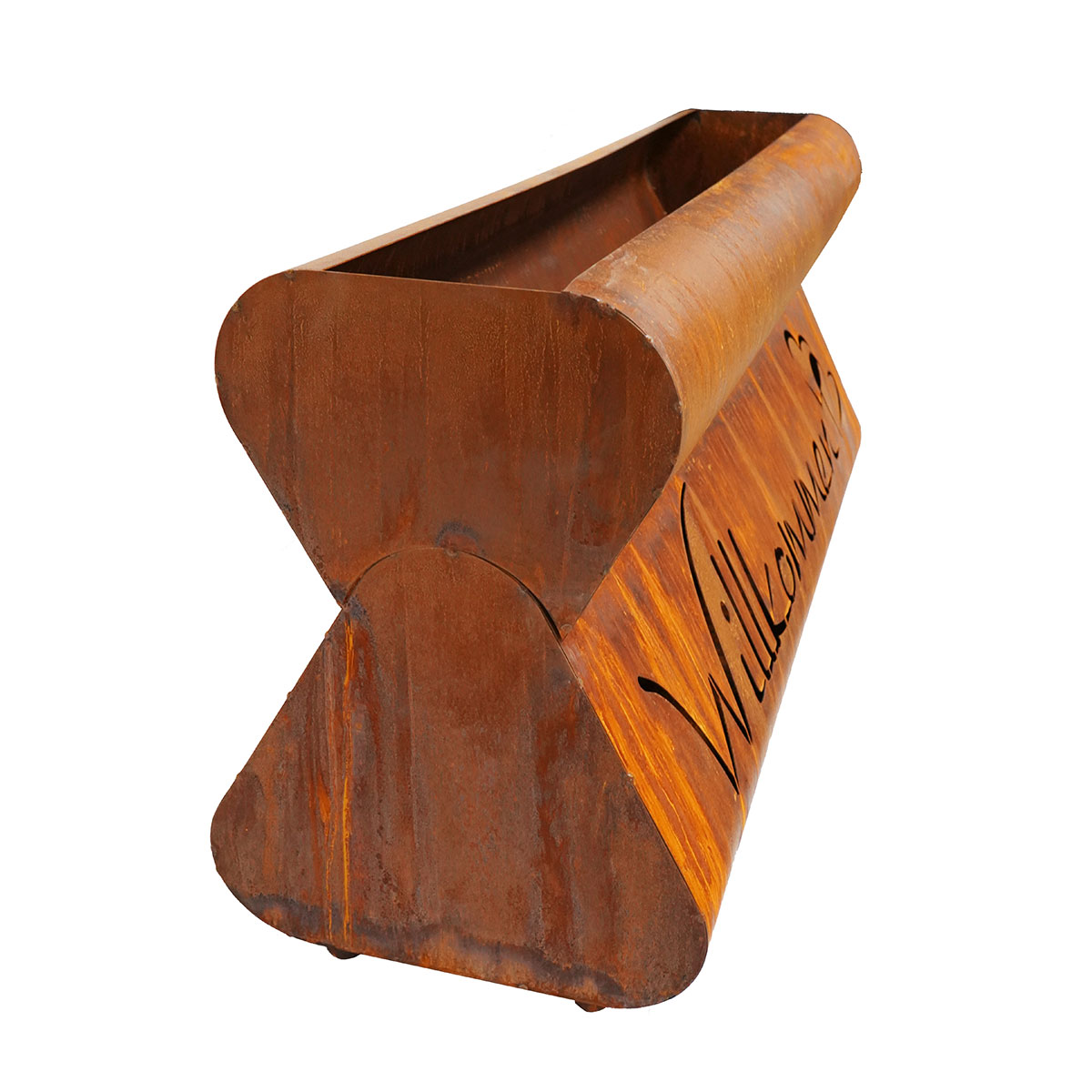 Edelrost, Pflanzgefäß Bregenz - Willkommen