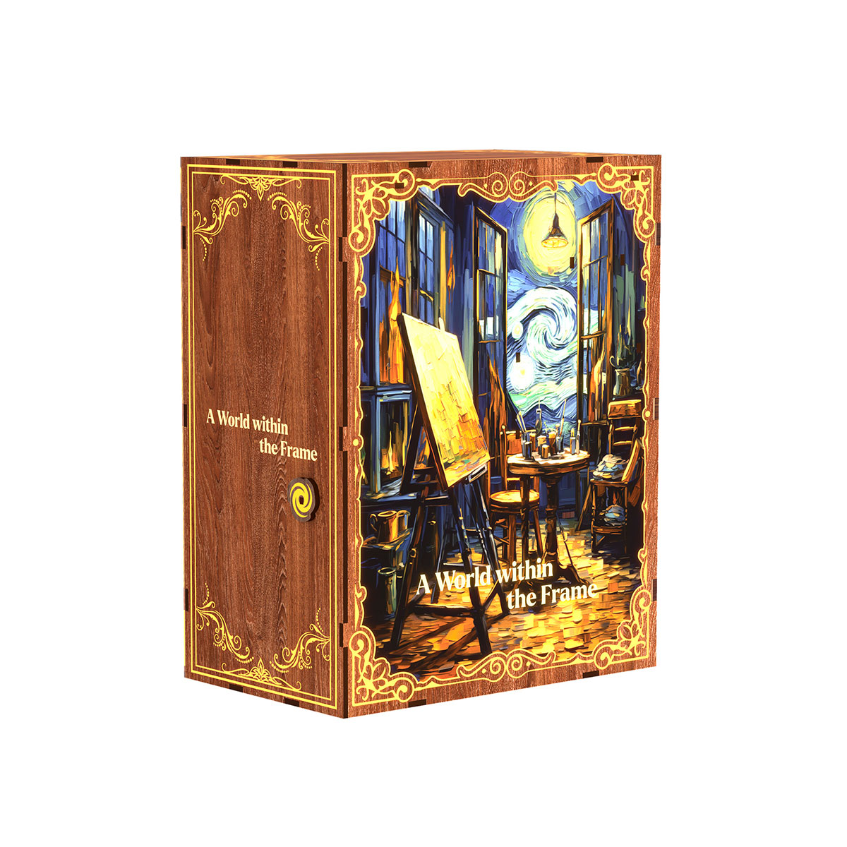 Diorama mit Puzzle, Van Gogh
