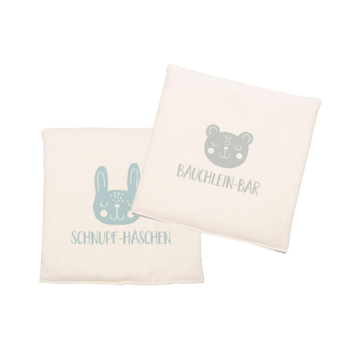 Set Kinder Duftkissen Schnupf-Häschen + Bäuchlein-Bär