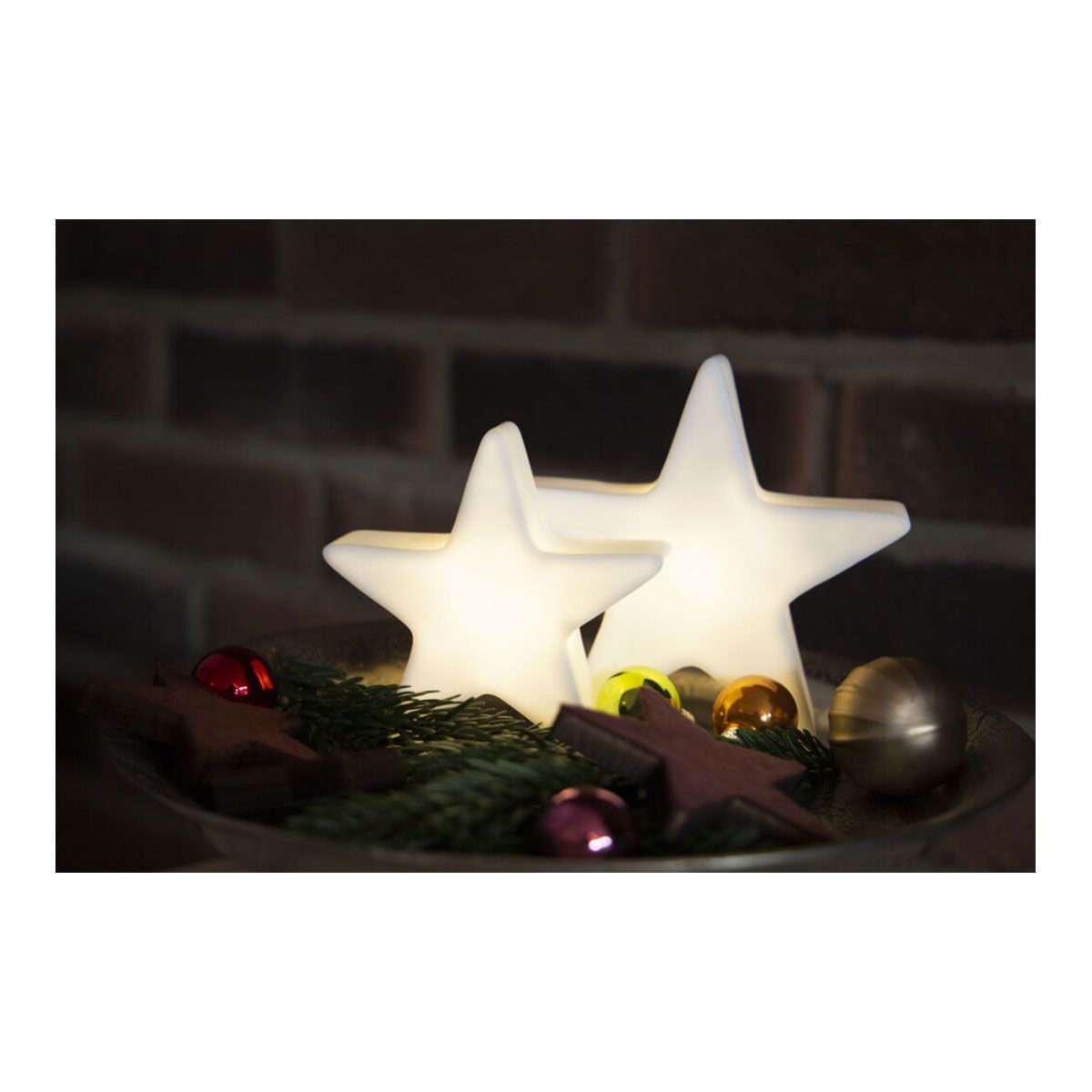 Motivleuchten-Set Stars Duo, S & XS