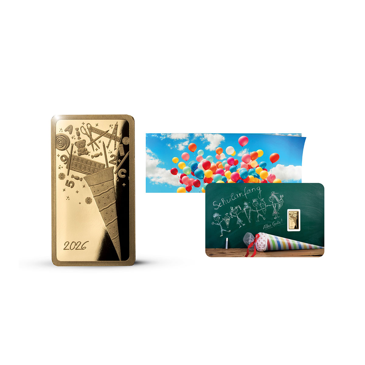 Goldbarren Schultüte