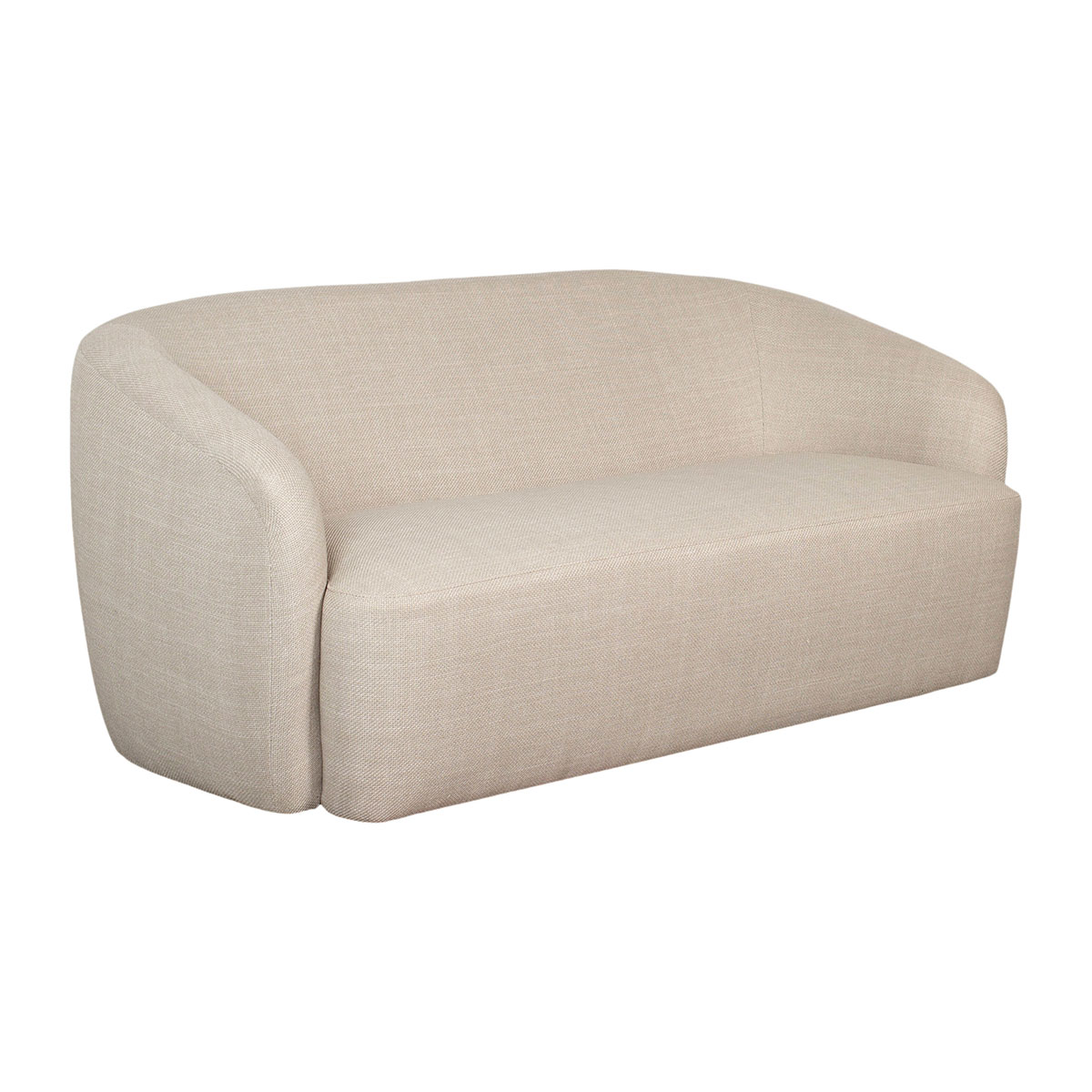 Indoor-Loungeset Loconia beige & Tisch Fermo 2er Set