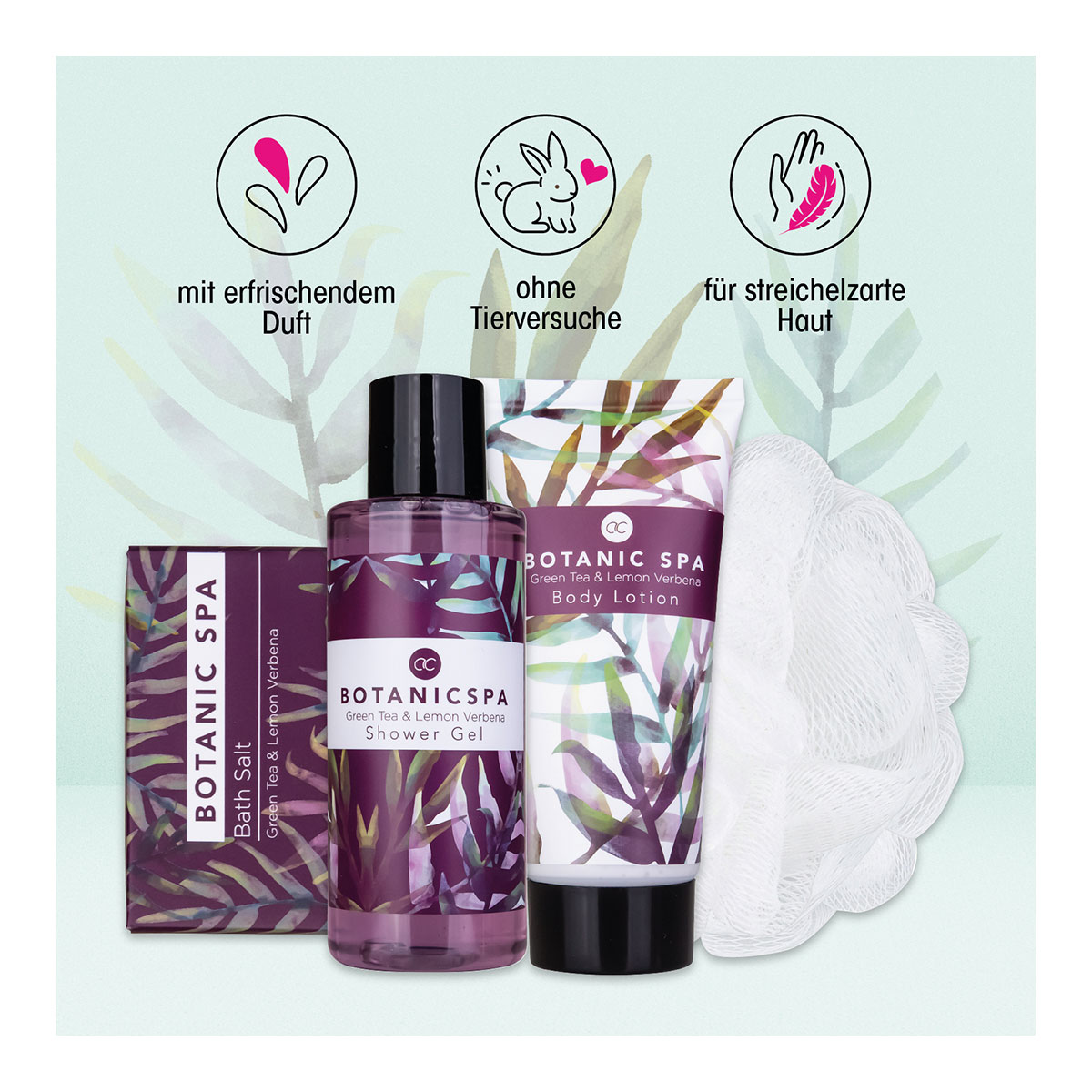 Badeset Botanic Spa in Geschenkbox