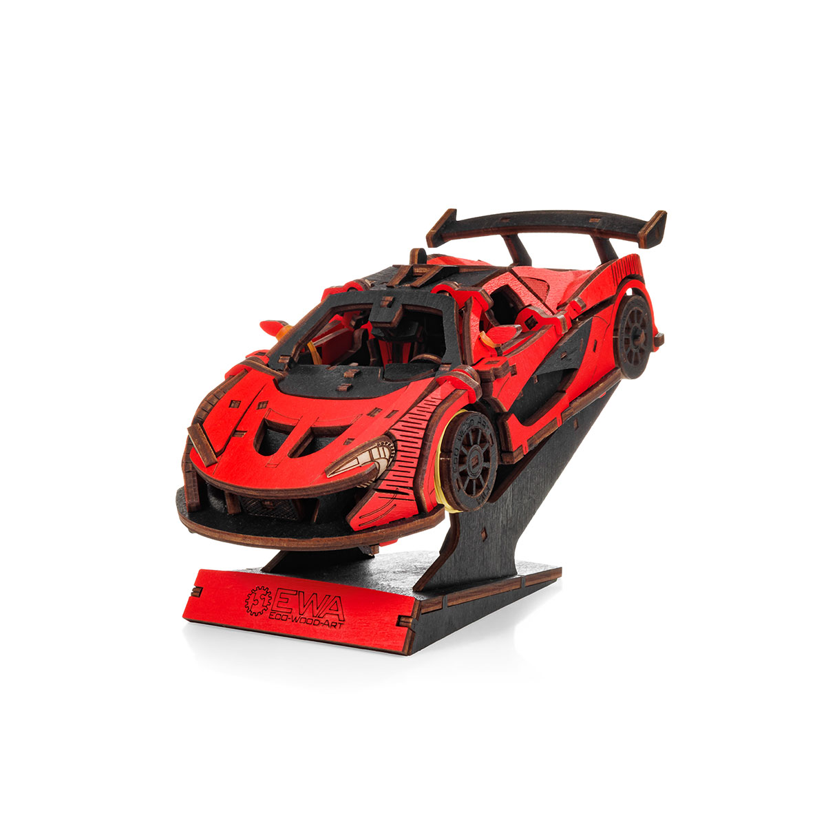 3D-Holzpuzzle Racing Car