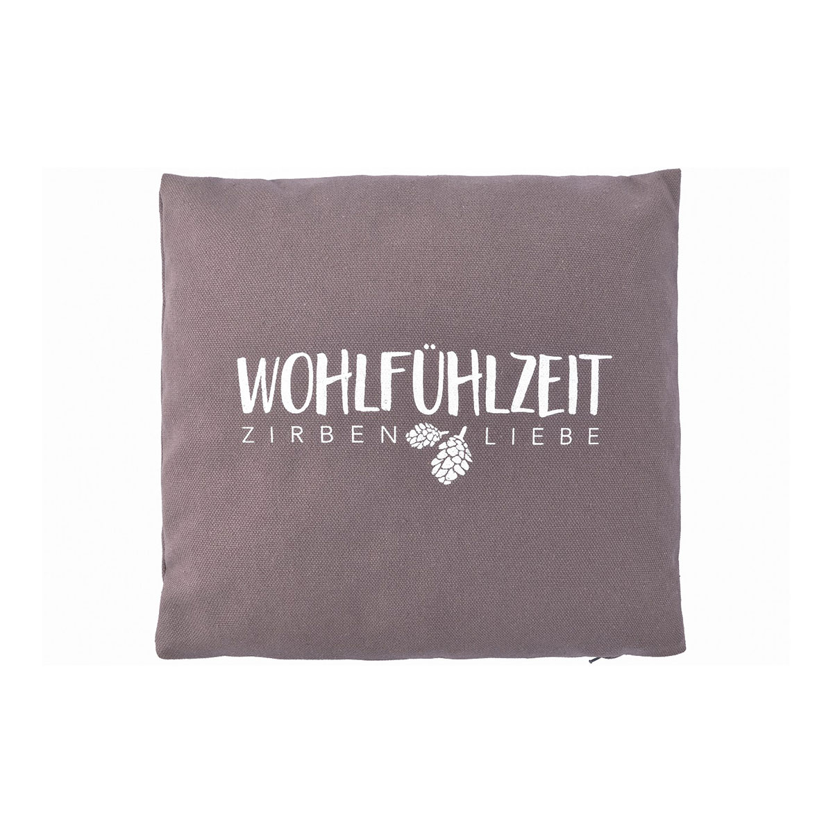 Kissen Wohlfühlzeit Anthrazit