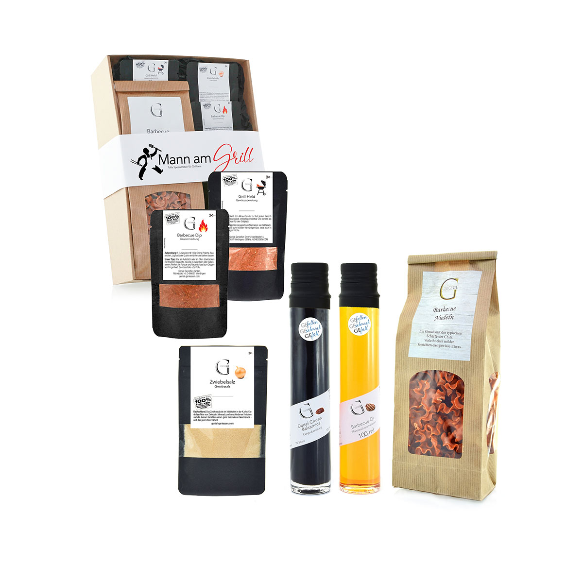 Geschenk-Set Mann am Grill