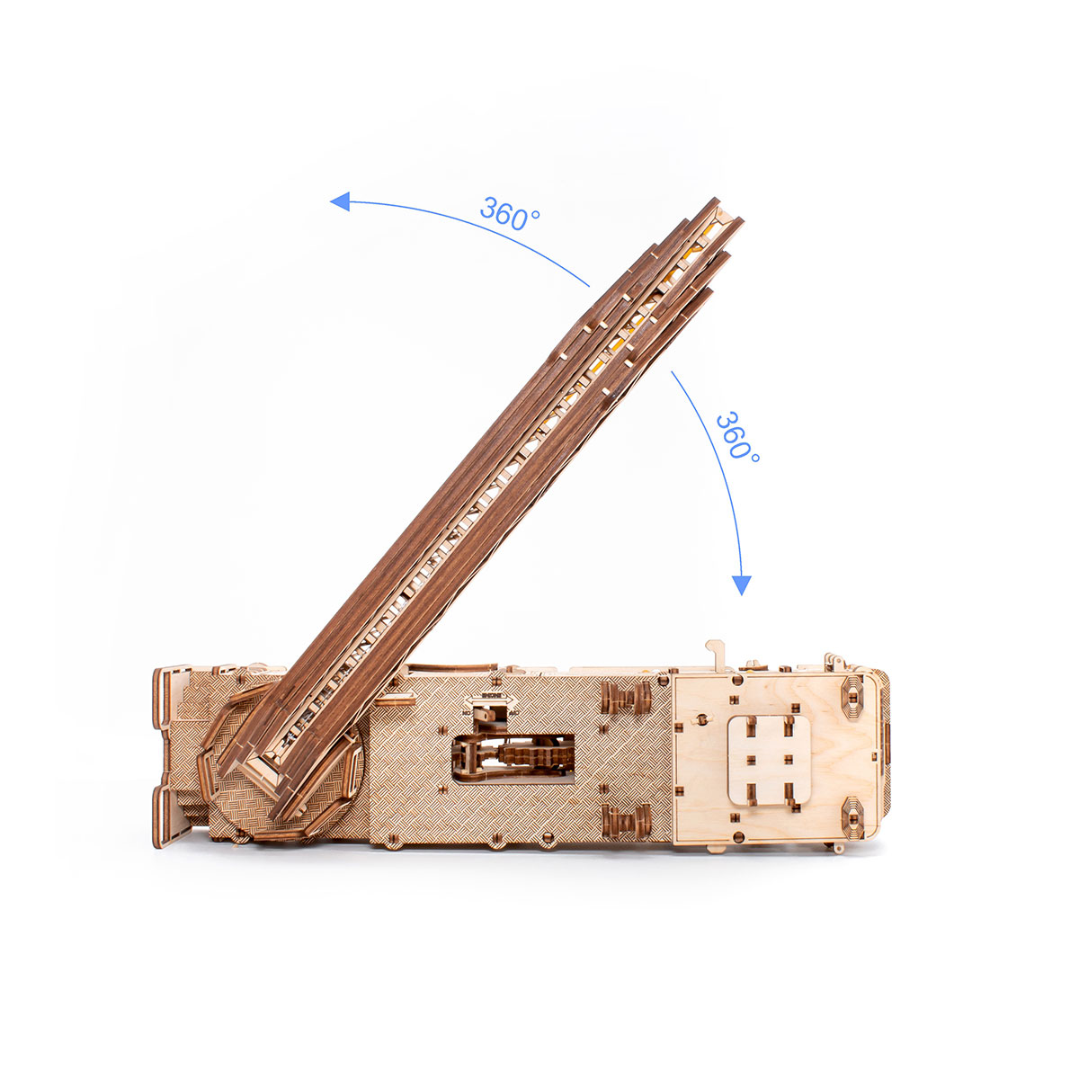 3D-Holzpuzzle Mechanisches Feuerwehrauto