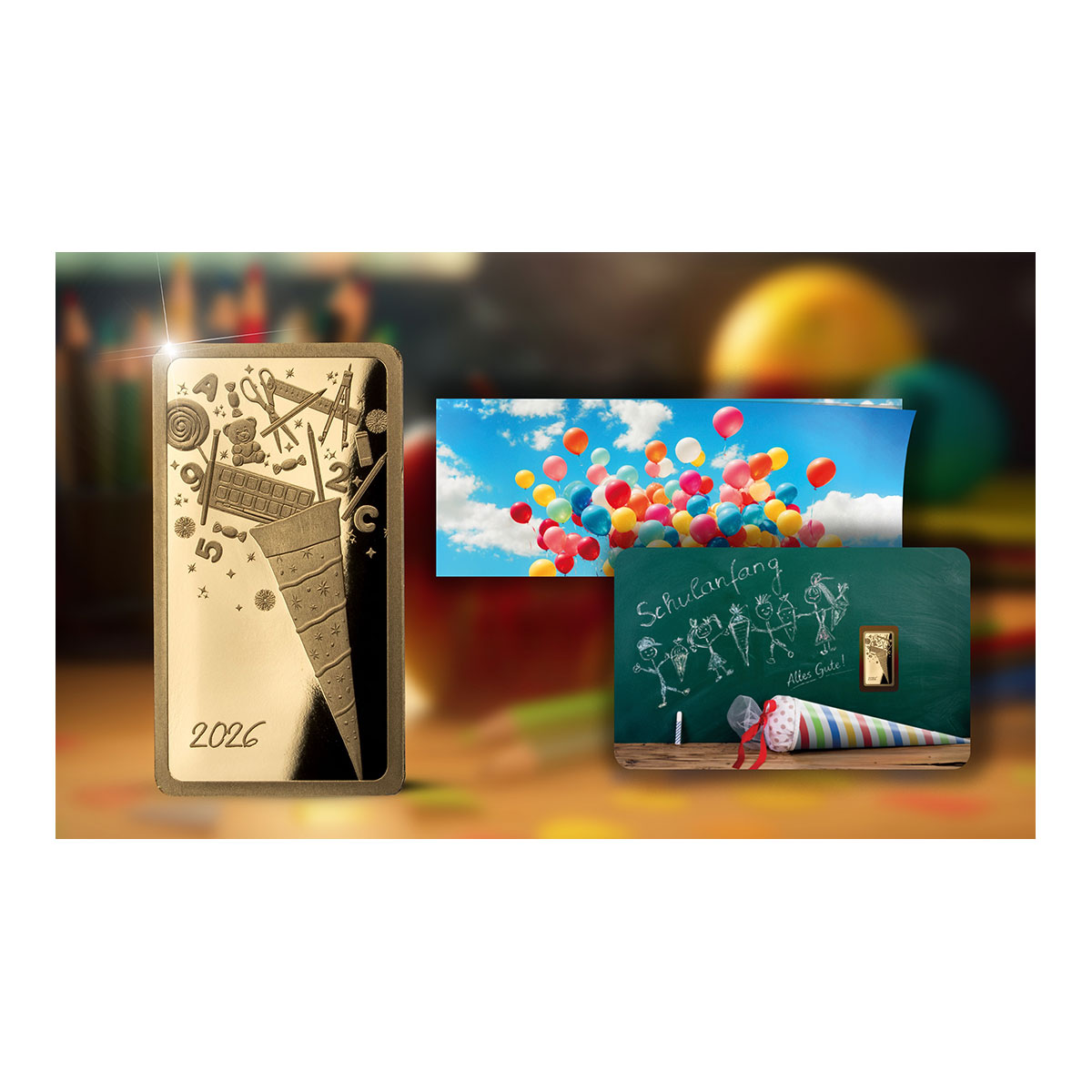 Goldbarren Schultüte