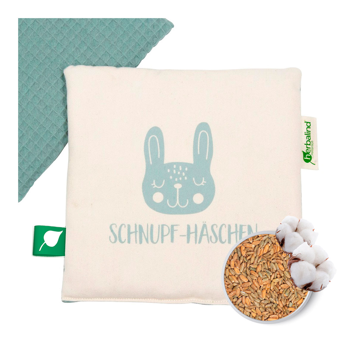 Set Kinder Duftkissen Schnupf-Häschen + Bäuchlein-Bär
