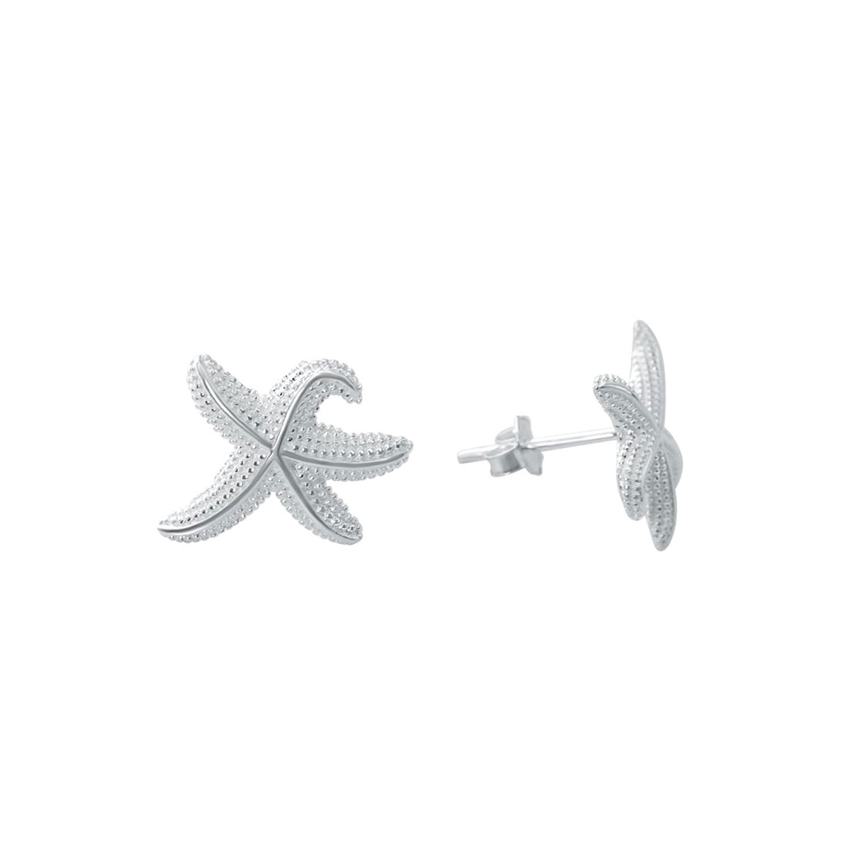 Ohrstecker Seestern, 925 Sterling Silber
