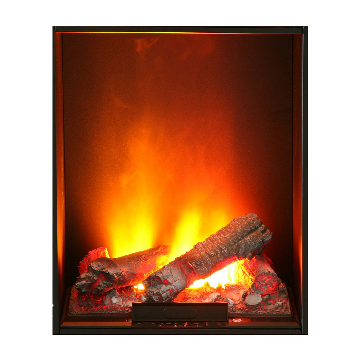 Elektroscanfire-Ofen, brillantweiß, mit 3D-Flammeffekt