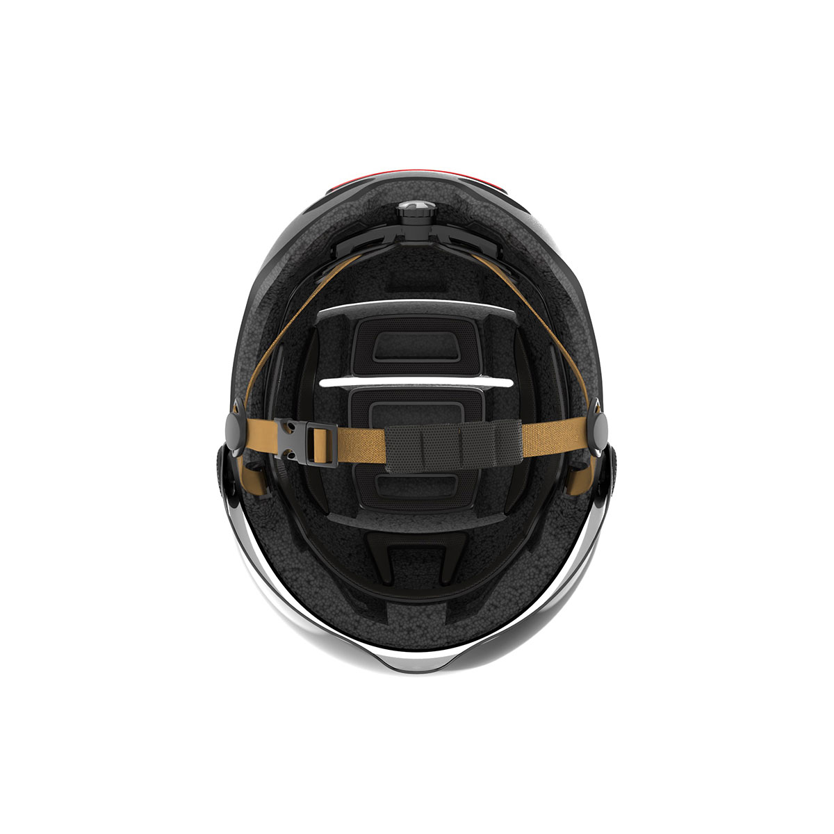 Fahrradhelm mit Visier, Bremslicht und SOS-Alarm