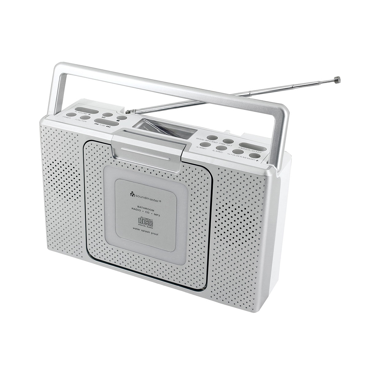 Spritzwassergeschütztes Badezimmer CD/MP3 Radio