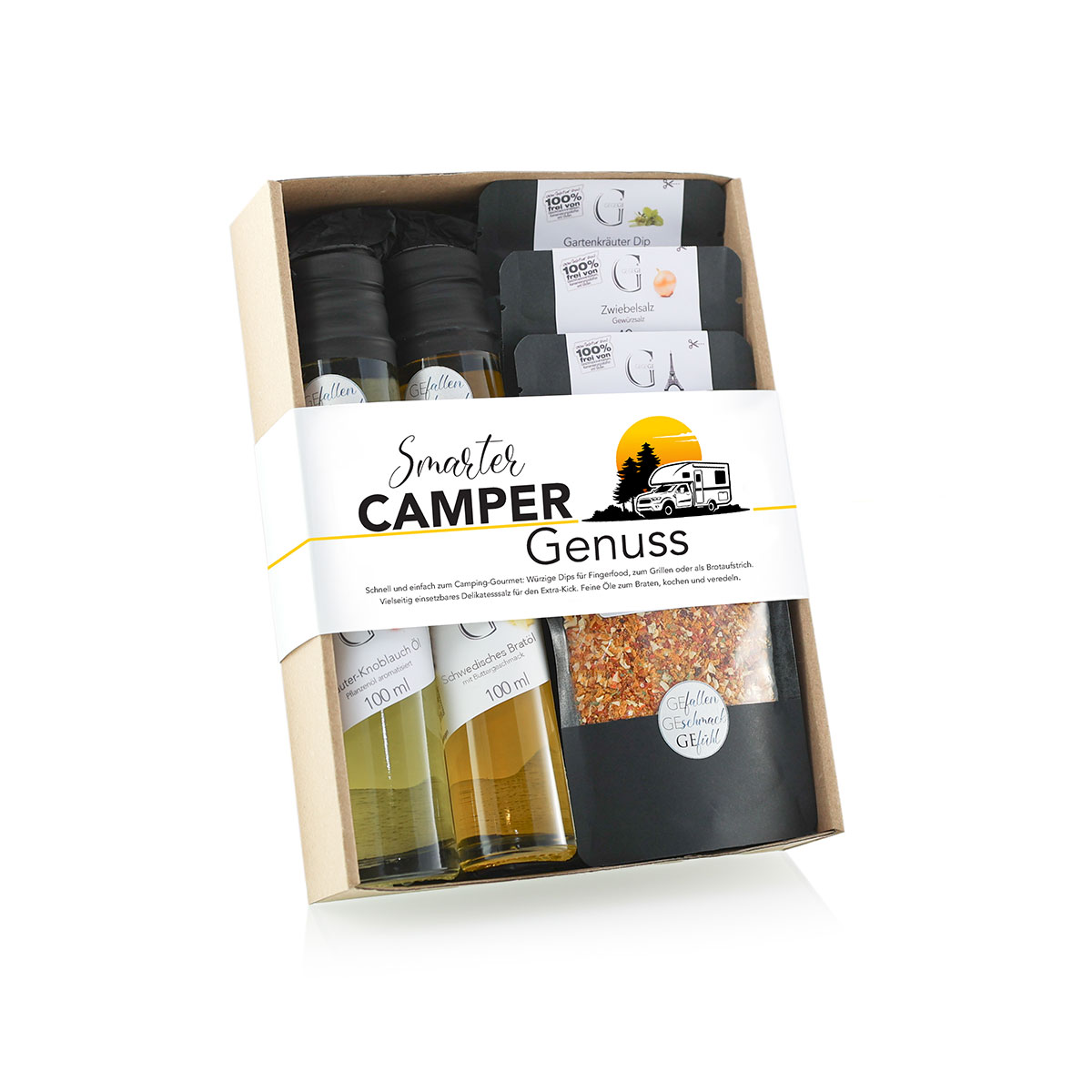 Geschenk-Set Smarter Camper Genuss