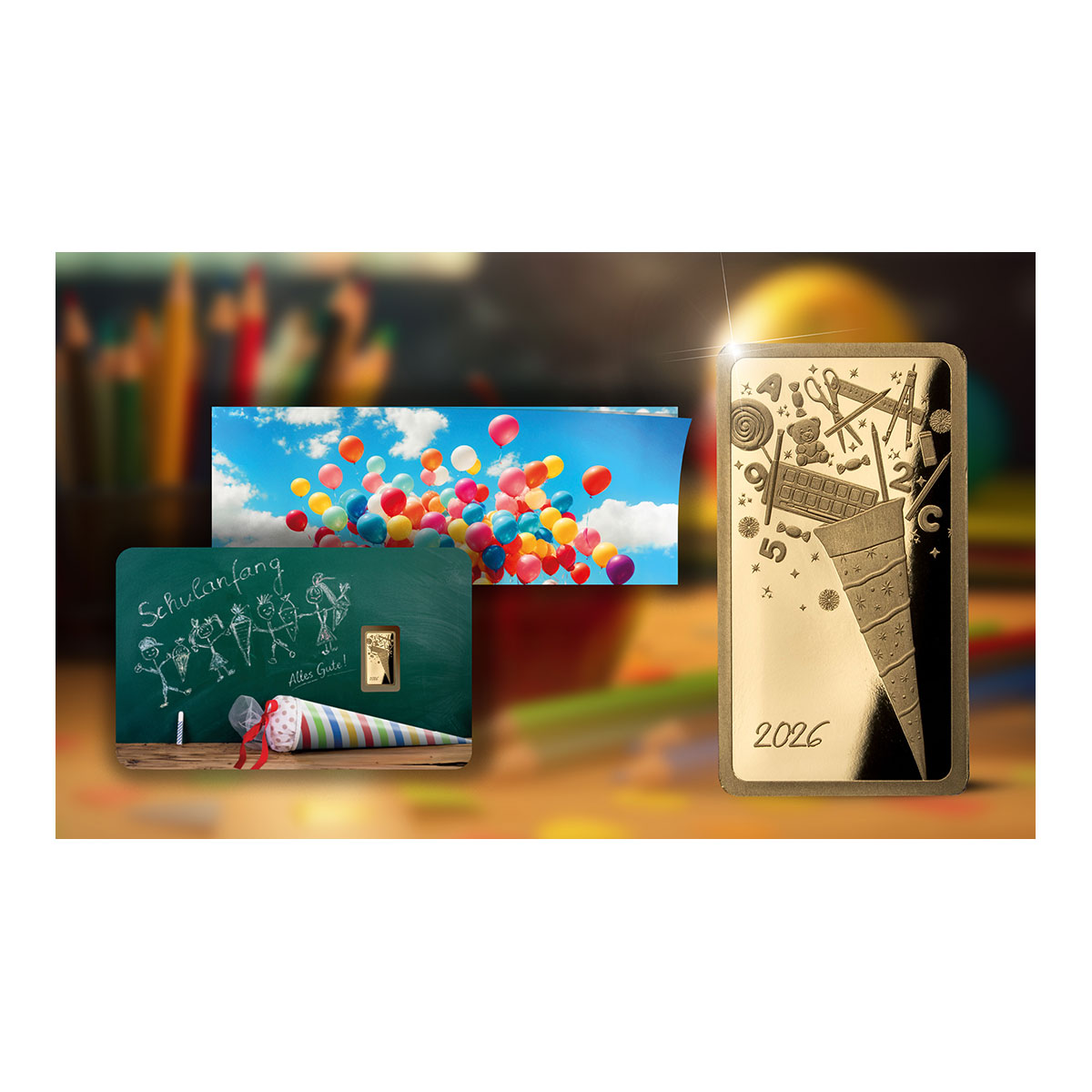 Goldbarren Schultüte