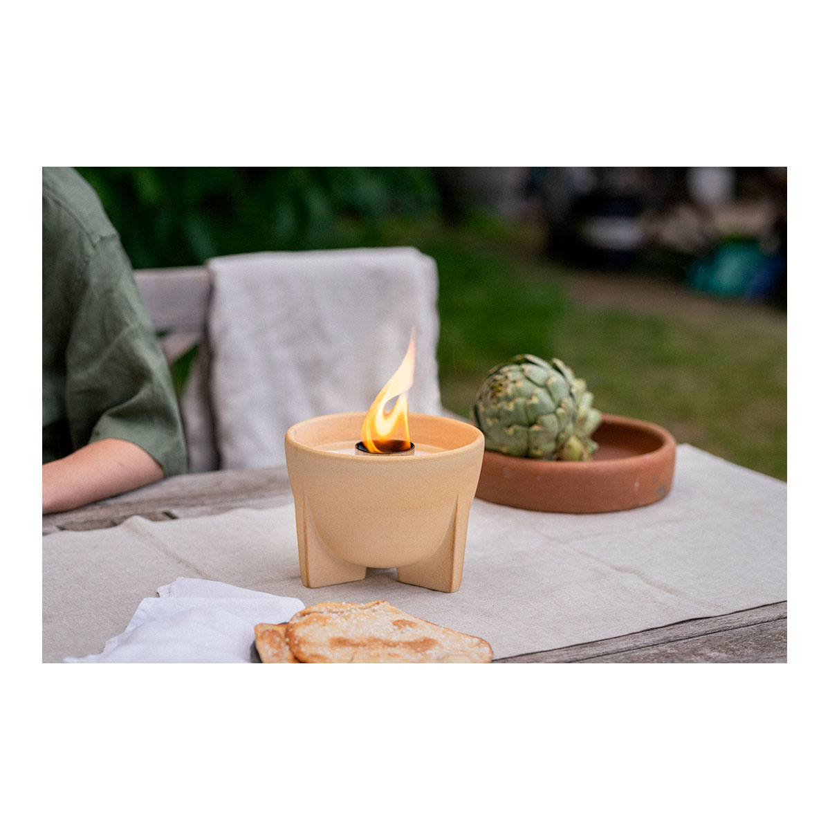 Schmelzfeuer (Outdoor) mit Deckel