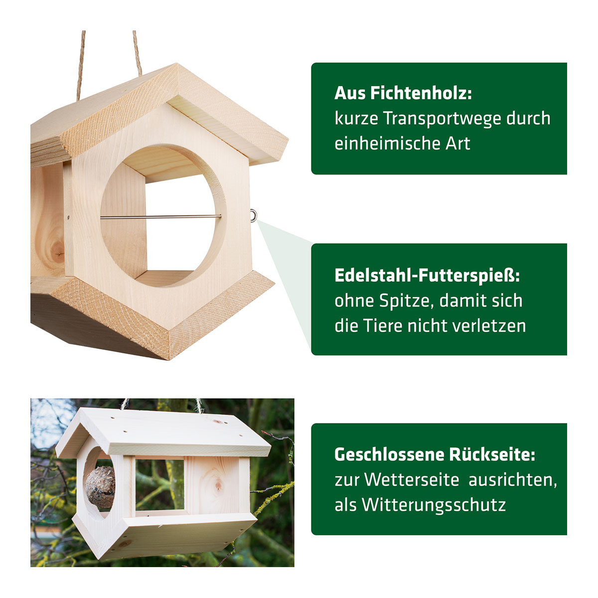  Vogel Futterhaus-Modul