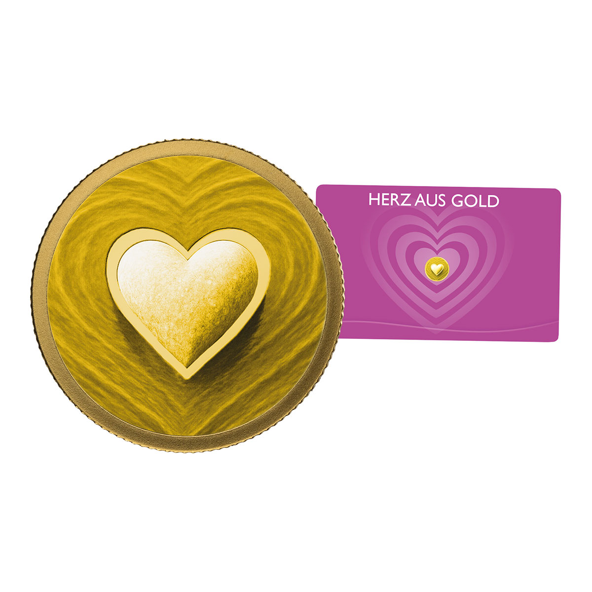 Goldmünze Herz