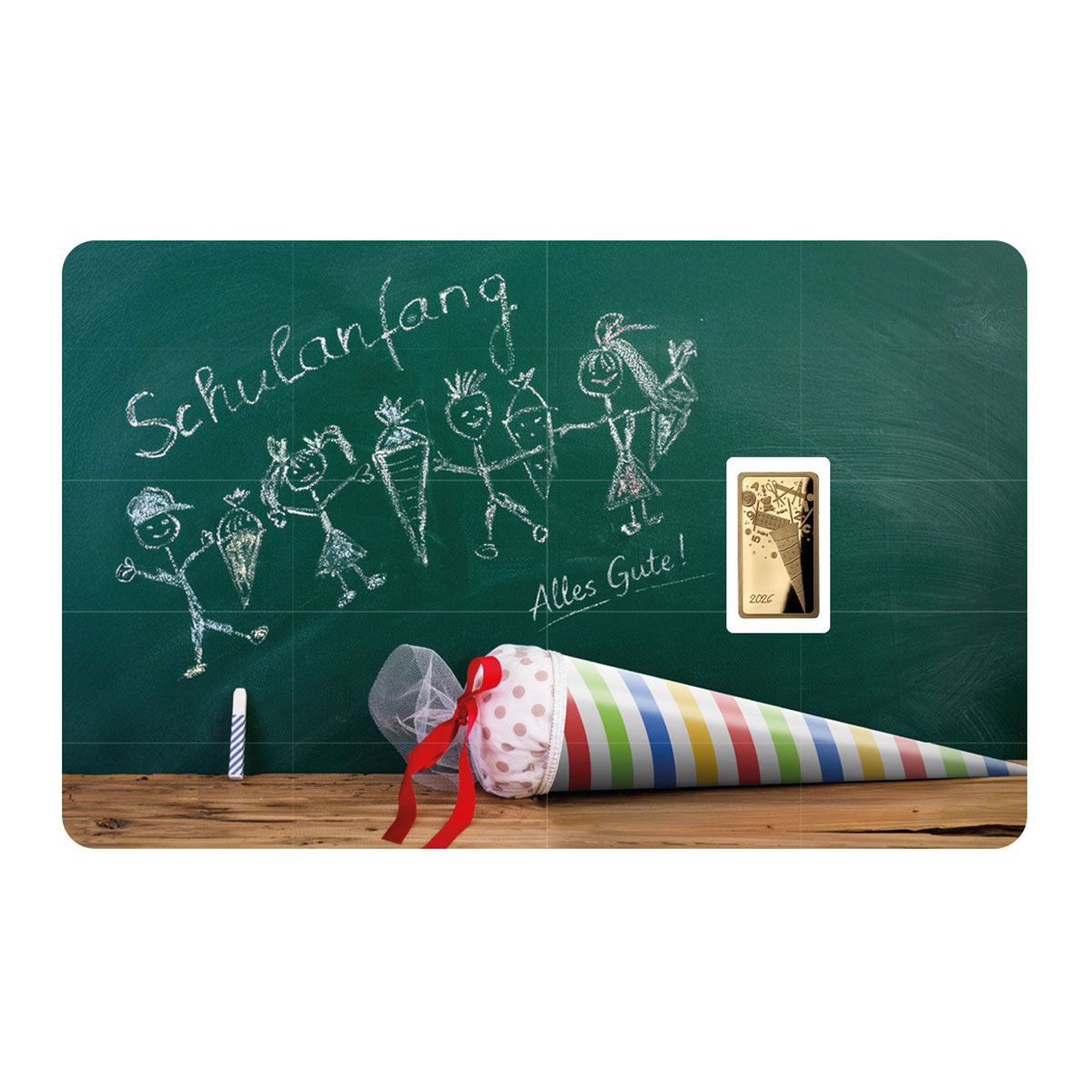 Goldbarren Schultüte