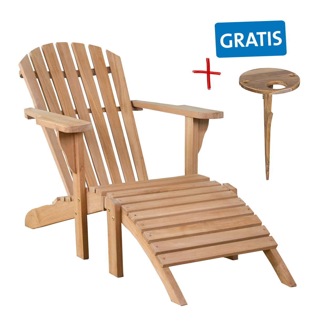 Gartenlounger inkl. Getränkehalter Spieß