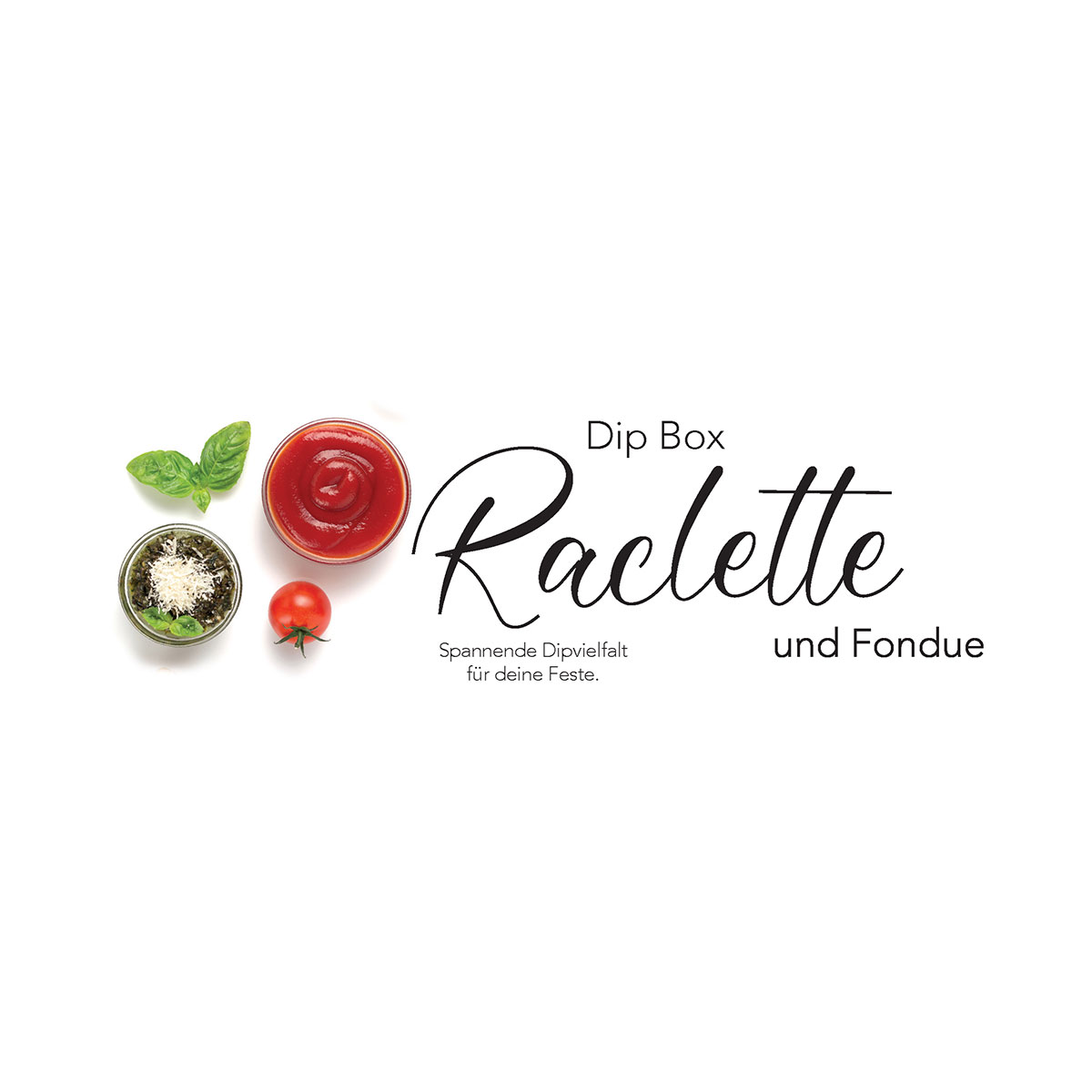 Geschenk-Set Dip Box Raclette und Fondue