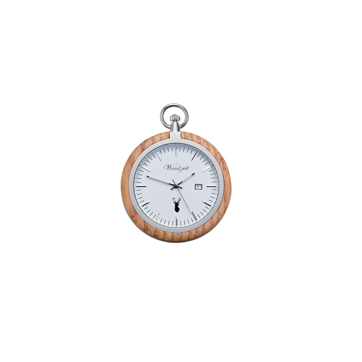 Taschenuhr Eiche