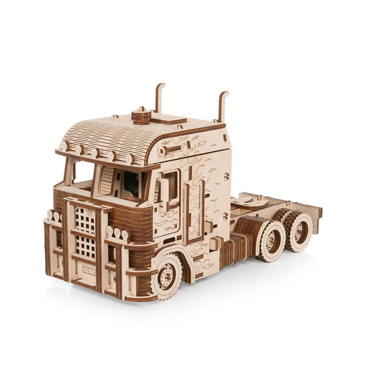 3D-Holzpuzzle Road King LKW mit Container 3D-Holzpuzzle Road King LKW mit Container