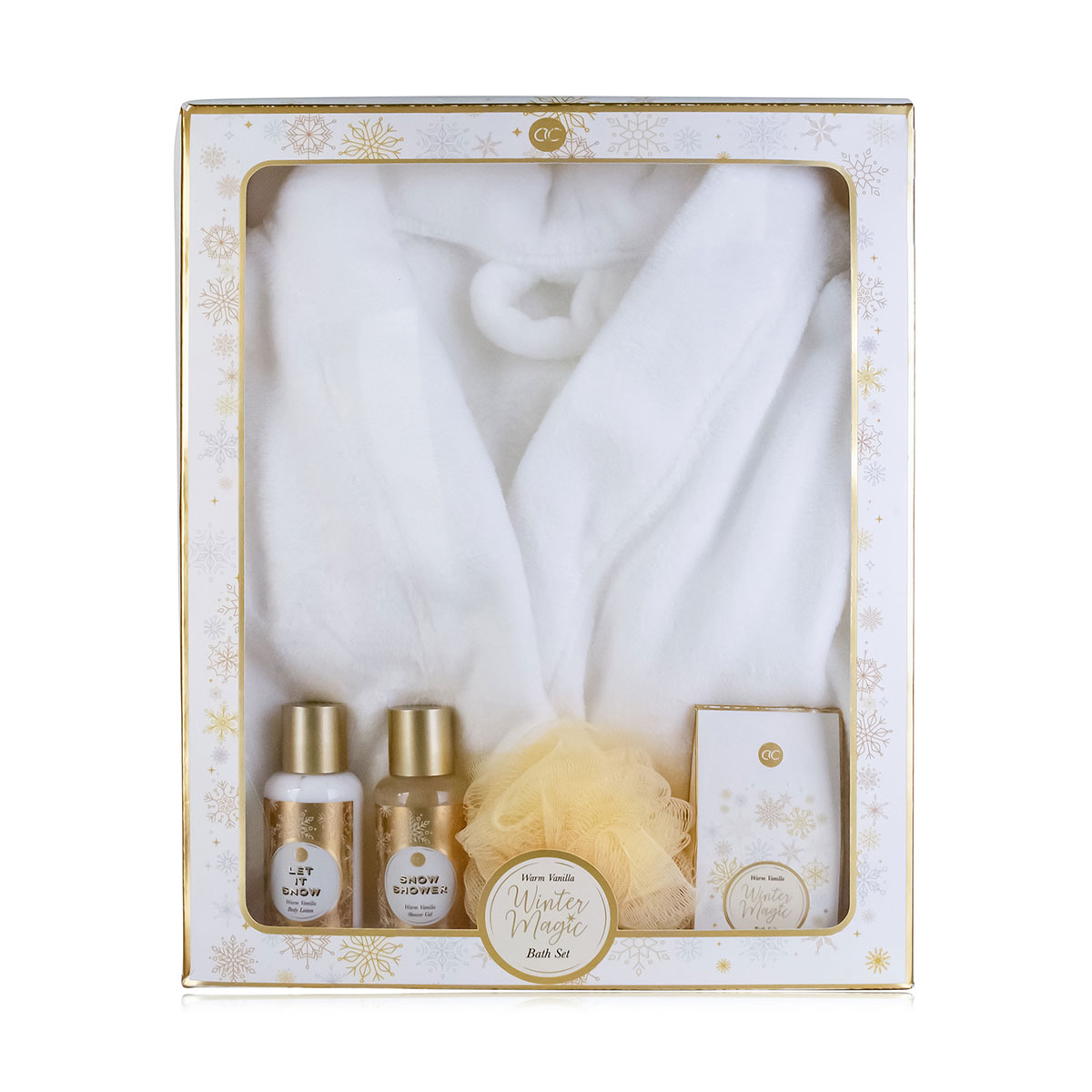 Geschenk-Set Wellness-Set WINTER MAGIC in Geschenkbox mit Bademantel