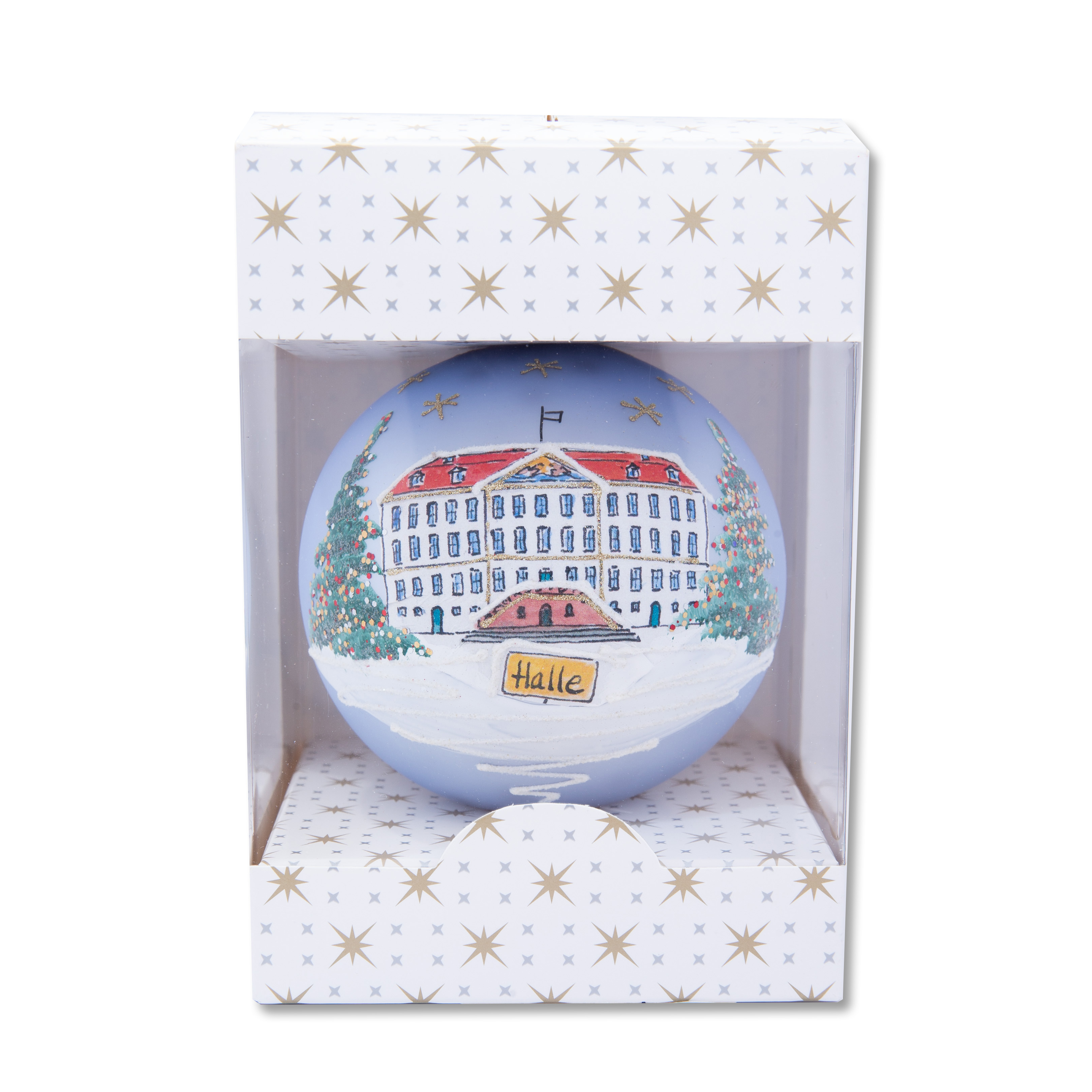 Weihnachtskugel Halle Frankesche Stiftung