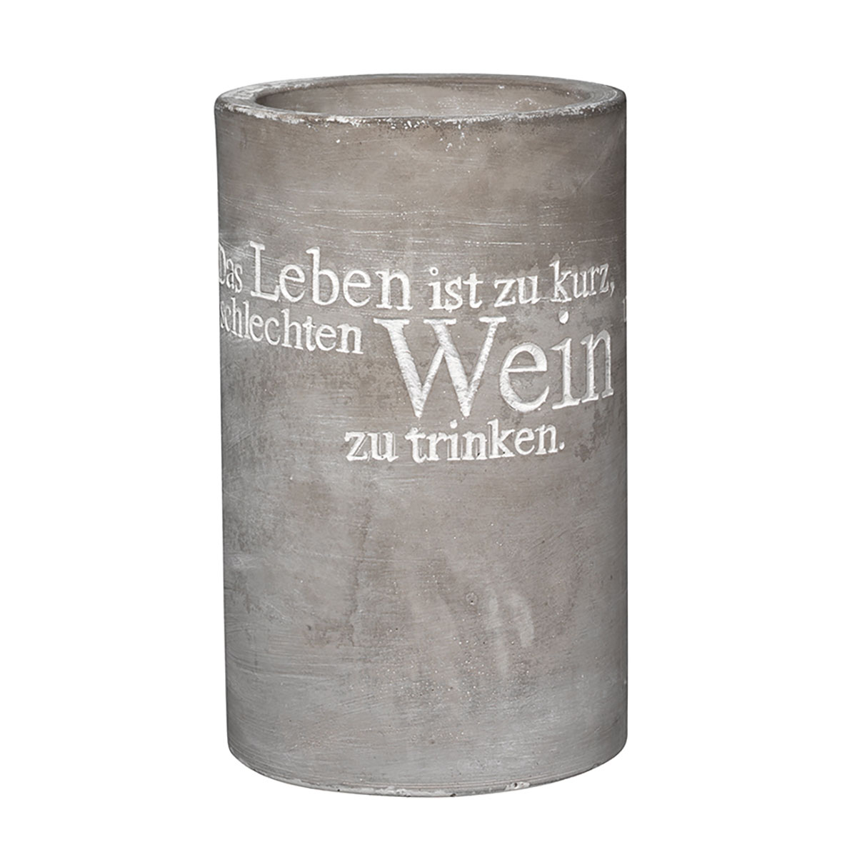 Flaschenkühler "Das Leben ist zu kurz"