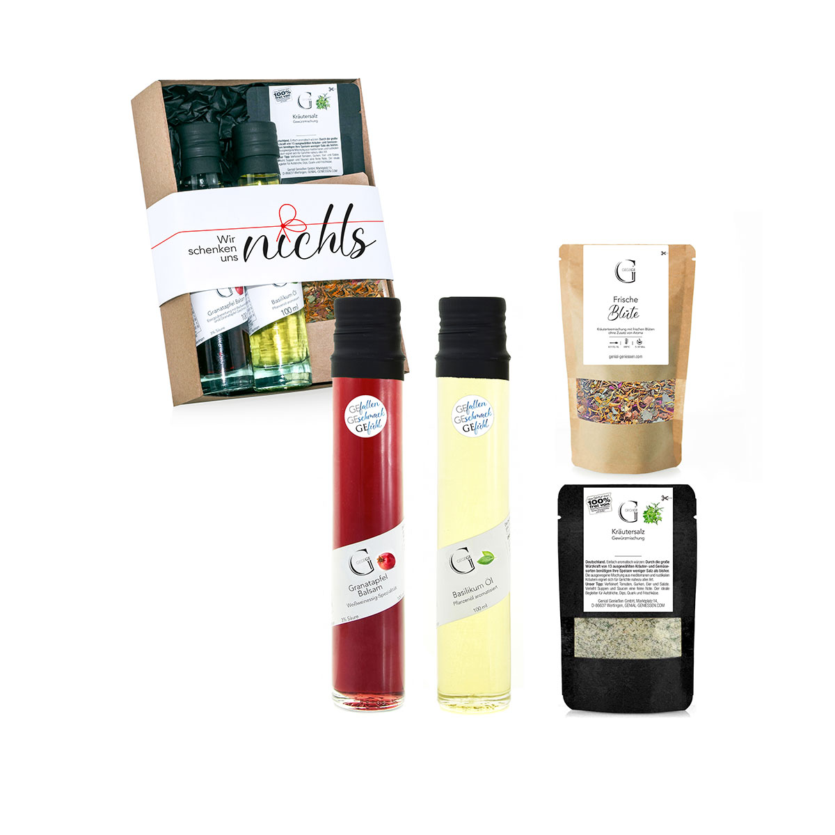 Geschenk-Set Wir schenken uns nichts (neutral)