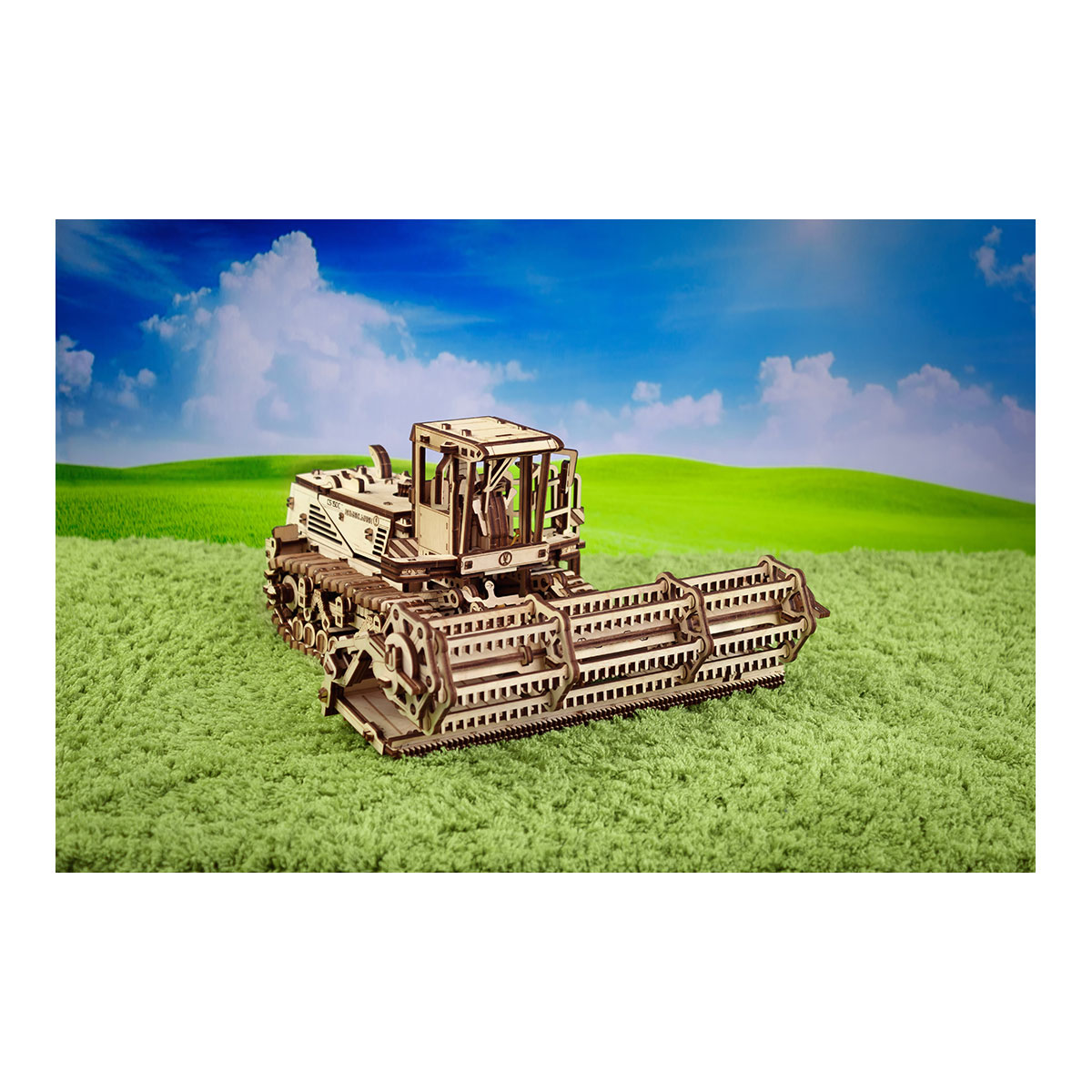 3D-Holzpuzzle, Mähdrescher 3D-Holzpuzzle, Mähdrescher