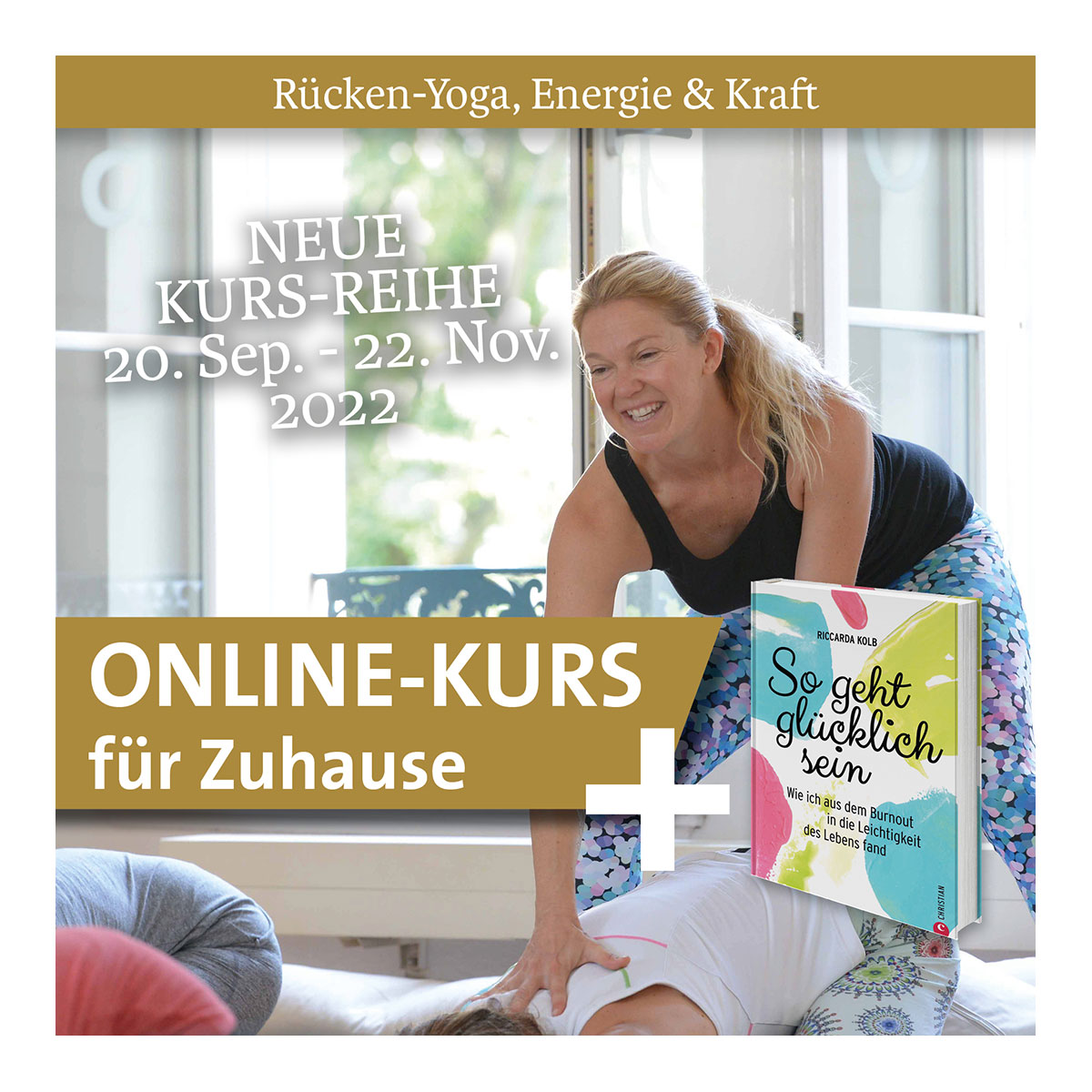 Online-Kurs, Rücken-Yoga, Energie & Kraft