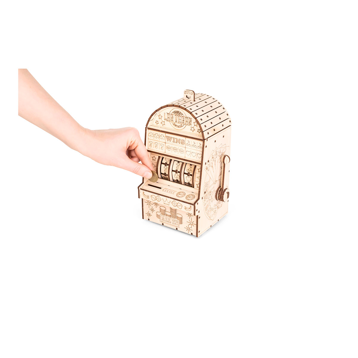 3D-Holzpuzzle, Einarmiger Bandit