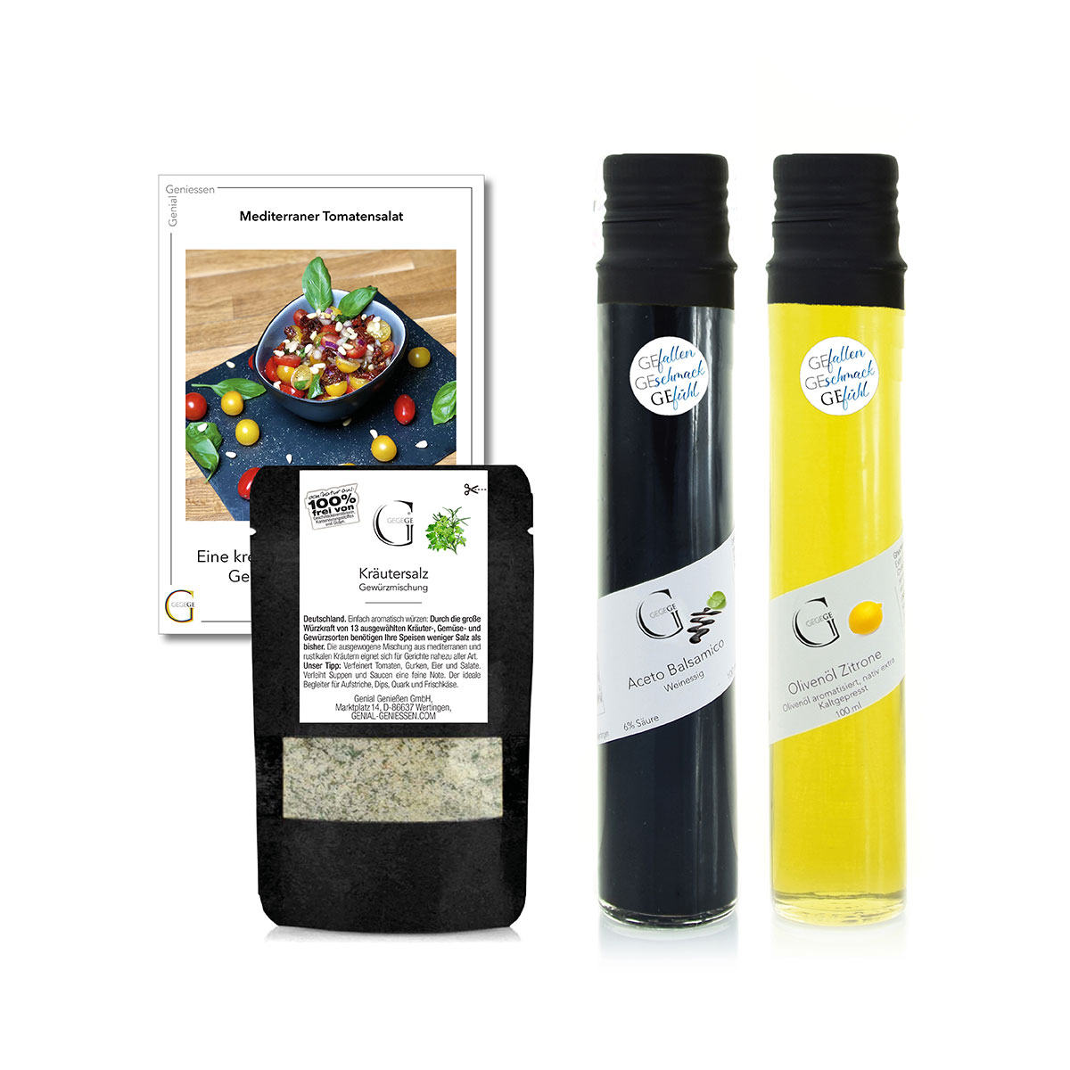 Geschenk-Set Mediterraner Tomaten-Salat
